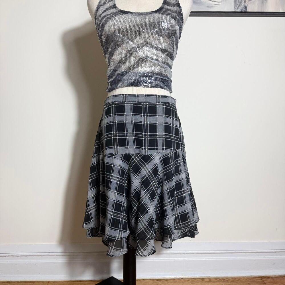 Metaphor Women's Grey and Black Skirt